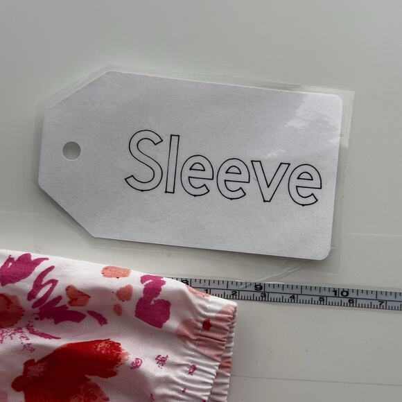 Chloe + Rene Women’s Floral Midi Dress Size L Pink White Cotton Off Shoulder NWT - Picture 11 of 14